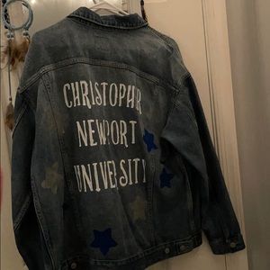 custom painted cnu jean jacket